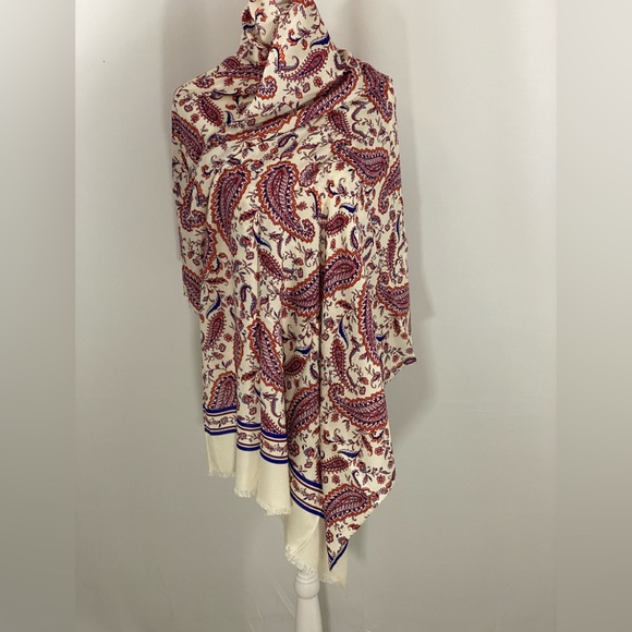 Talbots Accessories - NWT Talbots Dancing Paisley Scarf Shawl Wrap